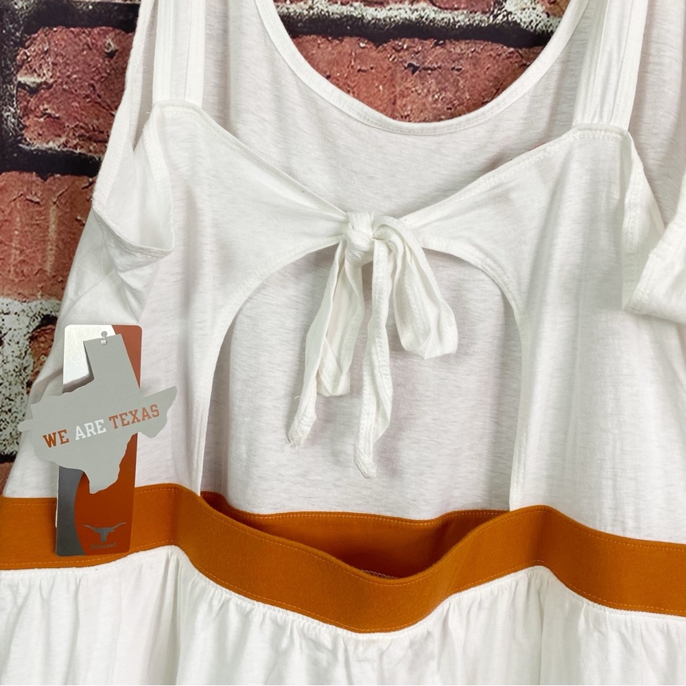 UT University of Texas White Texas Longhorns Charlotte Dress 2XL NEW NWT - Picture 7 of 10